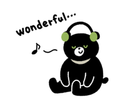 Animals of music lover sticker #8914428