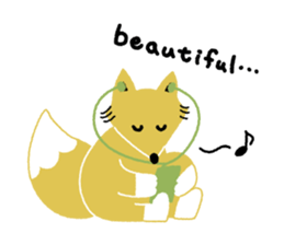 Animals of music lover sticker #8914429