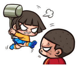 naughty boy ppakgu V2 sticker #8914855