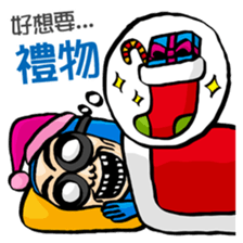 BG MEN Merry X'mas & Happy New Year sticker #8915177