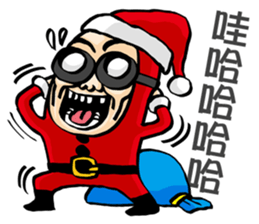 BG MEN Merry X'mas & Happy New Year sticker #8915184