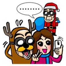 BG MEN Merry X'mas & Happy New Year sticker #8915187