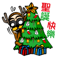 BG MEN Merry X'mas & Happy New Year sticker #8915192