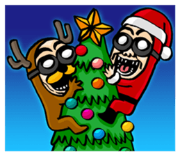 BG MEN Merry X'mas & Happy New Year sticker #8915194