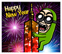 BG MEN Merry X'mas & Happy New Year sticker #8915214