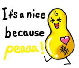 Broadcast prohibition term Pea to walk!! sticker #8915337