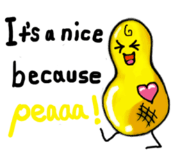 Broadcast prohibition term Pea to walk!! sticker #8915337