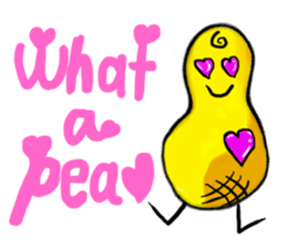 Broadcast prohibition term Pea to walk!! sticker #8915343