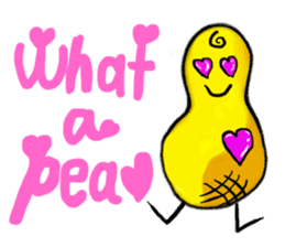 Broadcast prohibition term Pea to walk!! sticker #8915343