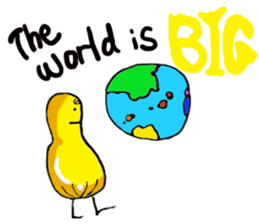 Broadcast prohibition term Pea to walk!! sticker #8915347