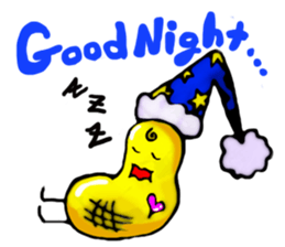 Broadcast prohibition term Pea to walk!! sticker #8915348