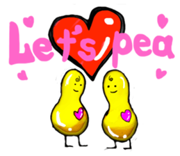 Broadcast prohibition term Pea to walk!! sticker #8915349