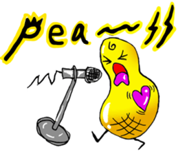 Broadcast prohibition term Pea to walk!! sticker #8915354