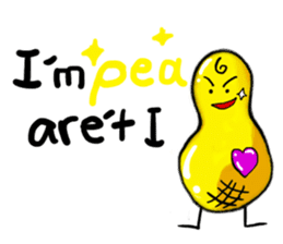 Broadcast prohibition term Pea to walk!! sticker #8915355