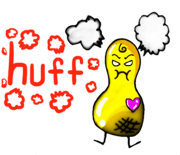 Broadcast prohibition term Pea to walk!! sticker #8915357