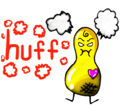 Broadcast prohibition term Pea to walk!! sticker #8915357