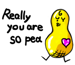 Broadcast prohibition term Pea to walk!! sticker #8915360