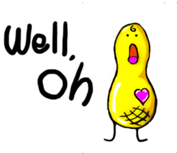 Broadcast prohibition term Pea to walk!! sticker #8915362