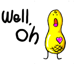 Broadcast prohibition term Pea to walk!! sticker #8915362