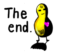 Broadcast prohibition term Pea to walk!! sticker #8915364