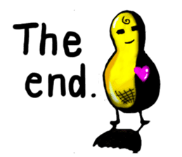 Broadcast prohibition term Pea to walk!! sticker #8915364