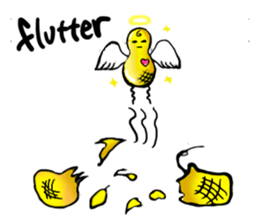 Broadcast prohibition term Pea to walk!! sticker #8915365