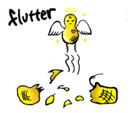 Broadcast prohibition term Pea to walk!! sticker #8915365