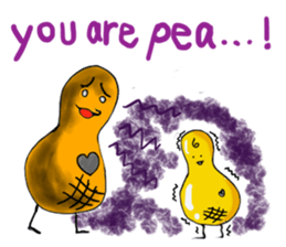 Broadcast prohibition term Pea to walk!! sticker #8915366