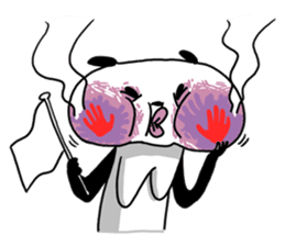 Granpa Panda sticker #8917384