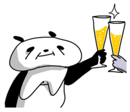 Granpa Panda sticker #8917393