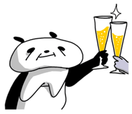 Granpa Panda sticker #8917393