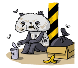 Granpa Panda sticker #8917395