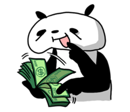 Granpa Panda sticker #8917396