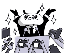 Granpa Panda sticker #8917397