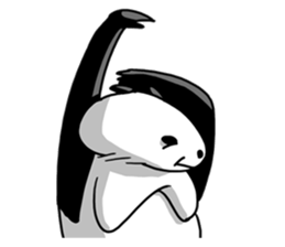 Granpa Panda sticker #8917402