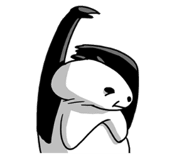 Granpa Panda sticker #8917402