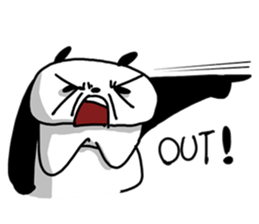 Granpa Panda sticker #8917403