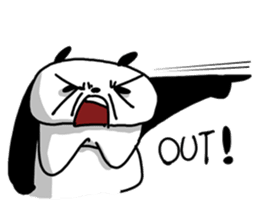Granpa Panda sticker #8917403