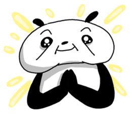Granpa Panda sticker #8917409