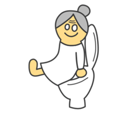 Grandmother-grandfather sticker #8917466