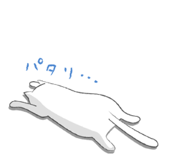 White Cat 's everyday sticker #8917753