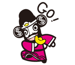 The god of wealth(More wealth come on!) sticker #8918060