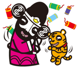 The god of wealth(More wealth come on!) sticker #8918090