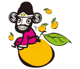 The god of wealth(More wealth come on!) sticker #8918091