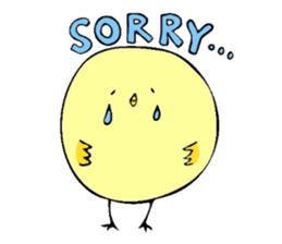 spherical chick sticker #8918219