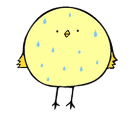 spherical chick sticker #8918226