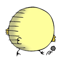 spherical chick sticker #8918228