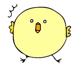 spherical chick sticker #8918229
