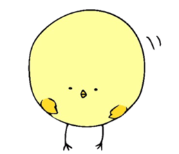 spherical chick sticker #8918234