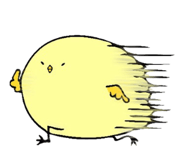 spherical chick sticker #8918236